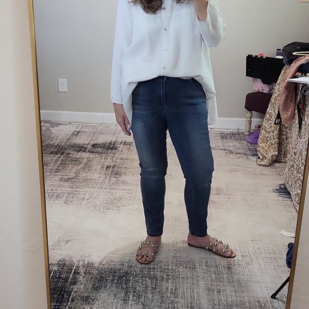 Nanette Lepore High-Rise Skinny Jeans